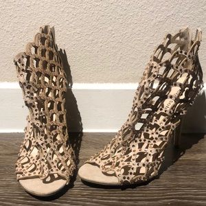 Zigs Soho Sparkle Cage High Heel